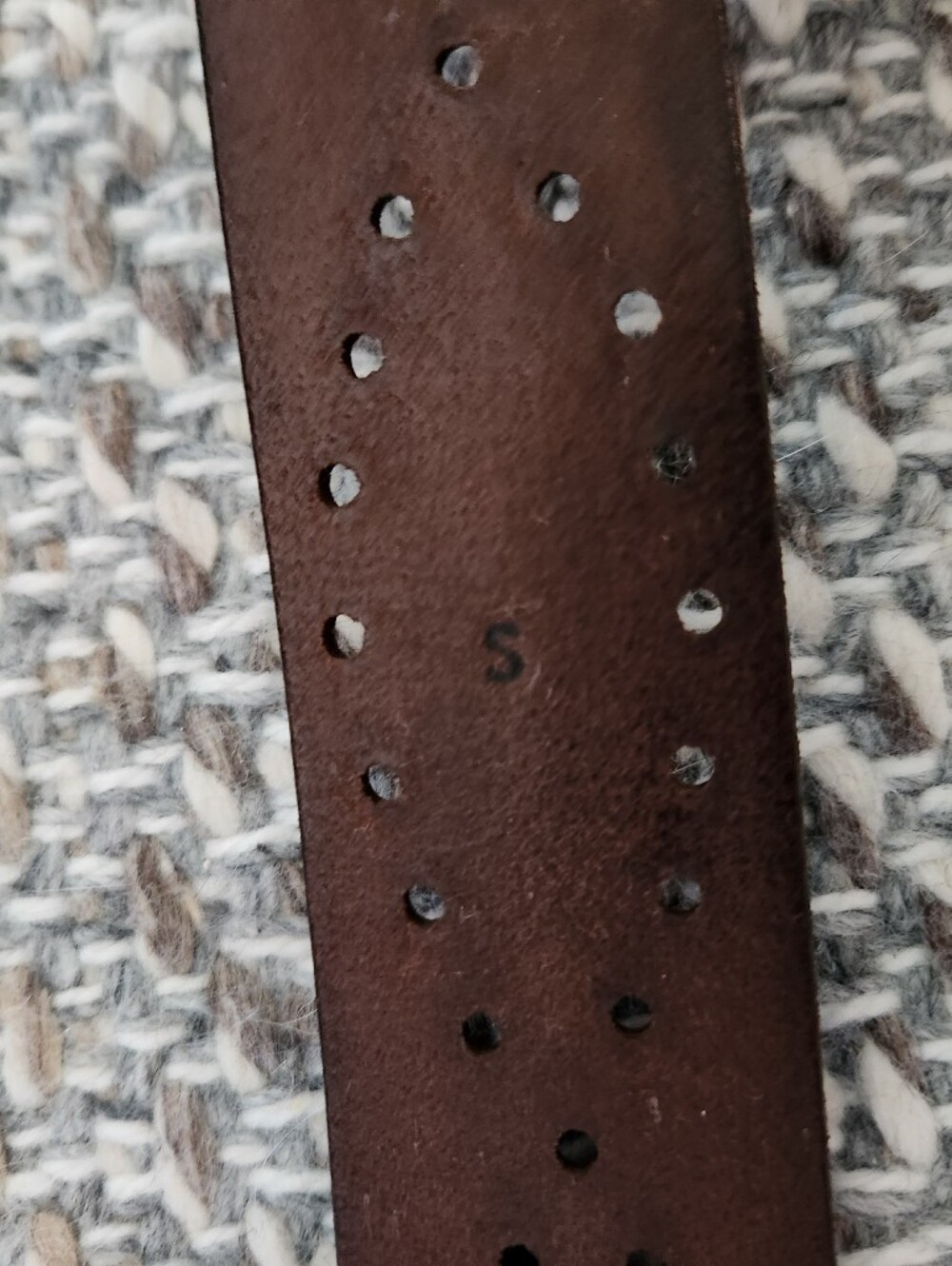 Vintage J. Crew Dark Brown Leather Belt with Silver Buckle - Picture 8 of 8